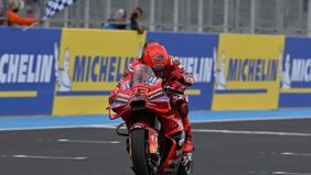 Pembalap Ducati Lenovo, Marc Marquez, berhasil menjuarai Grand Prix San Marino di Misano World Circuit Marco Simoncelli dengan catatan waktu 41 menit 20,89 detik. Kemenangan ini memperbesar peluangnya mengunci gelar juara dunia pada seri berikutnya d