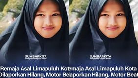 Seorang remaja putri bernama Mayana Cantika (16), warga Jorong Labuah Lintang, Kenagarian Sungai Antuan, Kecamatan Mungka, Kabupaten Limapuluh Kota, dilaporkan hilang sejak Jumat, 12 September 2025.