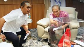 Wakil Menteri Investasi dan Hilirisasi/Wakil Kepala BKPM Todotua Pasaribu melakukan pertemuan dengan PT Mattel Indonesia di Jakarta Senin 15 September 2025.
