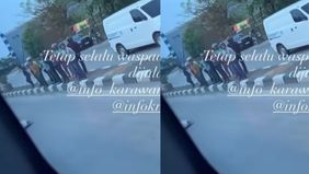 Saat ini korban sudah ditangani pihak kepolisan untuk ditindak lebih lanjut.