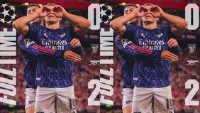 Arsenal untuuk sementara menempati peringkat kedua klasemen fase liga Liga Champions dengan tiga poin, sedangkan Athletic Club menempati posisi 35.