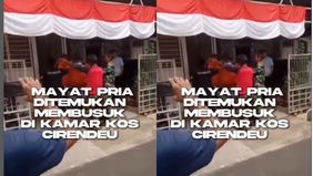 Penemuan bermula dari bau menyengat yang tercium warga sekitar pukul 10.10 WIB. Setelah dibuka dengan kunci cadangan, korban ditemukan sudah tidak bernyawa.