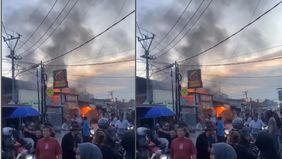 Telah terjadi kebakaran salah satu toko depan Stasiun Haurgeulis, penyebab kebakaran karena konsleting listrik. Kebakaran telah merambat ke Rocket Chicken di sampingnya.