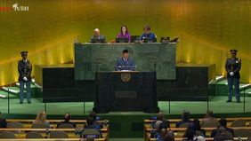 Prabowo Subianto, menyampaikan pidato yang penuh pesan kemanusiaan dalam Sidang Umum ke-80 Perserikatan Bangsa-Bangsa (PBB) di Markas Besar PBB, New York