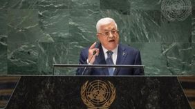 Presiden Palestina Mahmoud Abbas menegaskan bahwa rakyat Palestina tidak akan pernah meninggalkan tanah kelahirannya
