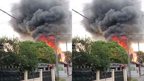 Terjadi kebakaran sebuah rumah di Jalan Neptunus Barat IX No. 7 , Kelurahan Sekejati, Kecamatan Buahbatu Kota Bandung. Selasa (23/9/2025) pukul 16.27 WIB.