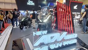PT Astra Honda Motor Memboyong New Honda ADV160 Untuk Memeriahkan Ajang IMOS 2025.