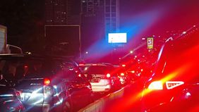 Macet horor terjadi di kawasan Semanggi dan Slipi tadi malam