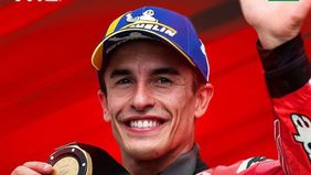 Marc Marquez, pembalap Ducati Lenovo, resmi mengunci gelar juara dunia MotoGP ketujuhnya setelah finis di posisi kedua pada Grand Prix Jepang di Sirkuit Motegi, Minggu. Hasil tersebut membuat poin Marquez tak lagi bisa dikejar oleh saudaranya, Alex M