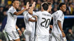 Pada pertandingan ini, Real Madrid meraih kemenangan atas Kairat Almaty berkat tiga gol dari Kylian Mbappe, lalu masing-masing satu gol Eduardo Camavinga dan Brahim Diaz, demikian catatan UEFA.