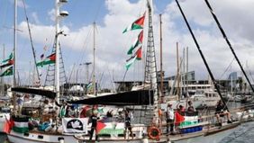 Global Sumud Flotilla, yang berupaya menembus blokade laut di Jalur Gaza, mengumumkan pada Kamis bahwa salah satu kapalnya berhasil mencapai perairan Palestina.