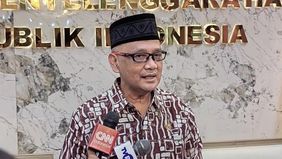 Komisi Pemberantasan Korupsi (KPK) menerima audiensi Menteri Haji dan Umrah Mochamad Irfan Yusuf atau Gus Irfan di Gedung Merah Putih, Jakarta Selatan, Jumat, 3 Oktober 2025.