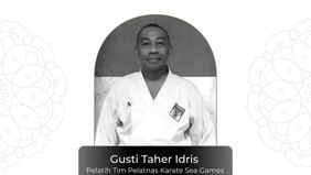 Pelatih tim nasional karate Indonesia untuk SEA Games 2025, Gusti Taher Idris, meninggal dunia di Malaysia pada Senin. Kabar duka ini disampaikan oleh Federasi Olahraga Karate-Do Indonesia (Forki) melalui akun resmi Instagram @indonesianationalkarate