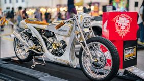 Salah Satu Motor Hasil Modifikasi Berbasis Honda Stylo 160 Terpilih Untuk Tampil Di Mooneyes Yokohama Hot Rod Custom Show 2025.
