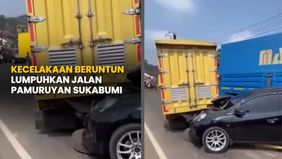 Sat Lantas Polres Sukabumi telah berada di lokasi untuk mengevakuasi kendaraan dan mengurai kemacetan, dengan menerapkan sistem buka tutup jalur demi kelancaran dan keamanan pengguna jalan.
