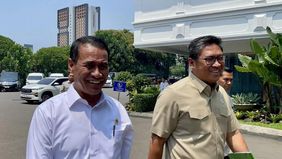 Presiden Prabowo Subianto memanggil sejumlah pejabat kabinetnya ke Istana Kepresidenan RI di Jakarta pada Kamis, 9 Oktober 2025.