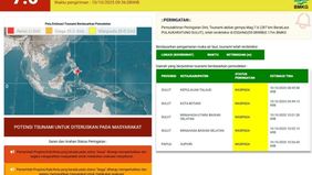 Badan Meteorologi, Klimatologi, dan Geofisika (BMKG) mengimbau masyarakat untuk tetap tenang setelah gempa berkekuatan magnitudo 7,6 mengguncang wilayah barat laut Pulau Karatung, Kecamatan Nanusa, Kabupaten Kepulauan Talaud, Sulawesi Utara.