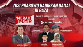Saksikan selengkapkan program Merah Putih edisi Rabu 15 Oktober 2025 bertajuk "Misi Prabowo Hadirkan Damai di Gaza" pukul 20.00 WIB, hanya di Nusantara TV. 