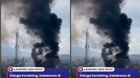 Kepala Dinas Pemadam Kebakaran dan Penyelamatan Kota Bandar Lampung, Anthony Irawan mengatakan pihaknya menerima laporan kebakaran sekitar pukul 15.54 WIB.