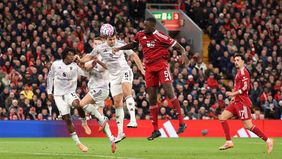 Bek Manchester United, Harry Maguire menjadi pahlawan kemenangan Setan Merah atas Liverpool dalam lanjutan Liga Inggris pada Minggu malam kemarin, 19 Oktober 2025.