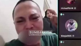 Pria di Padang Pariaman, Sumatra Barat (Sumbar) melakukan percobaan bunuh diri. Upaya itu disiarkan secara langsung melalui media sosial TikTok.