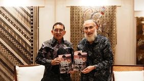 Menteri Kebudayaan RI Fadli Zon membahas gagasan pembangunan museum yang mengangkat sejarah genosida Gaza serta hubungan Indonesia dengan Palestina, saat berdialog dengan cendekiawan Muslim asal Palestina, Prof. Dr. Abdul Fattah El-’Awaisi.