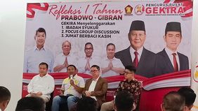 Pengurus Pusat Gerakan Kristiani Indonesia Raya (GEKIRA), sayap keagamaan Partai Gerindra, menggelar rangkaian kegiatan refleksi satu tahun pemerintahan Presiden Prabowo Subianto dan Wakil Presiden Gibran Rakabuming Raka.