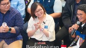 Para pelaku usaha kreatif serta usaha mikro, kecil, dan menengah (UMKM) berkesempatan memamerkan produk mereka di Atrium Lippo Mall Nusantara pada perayaan Hekrafnas 2025.