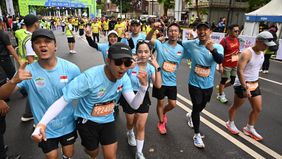 Banyak kisah hadir dalam gelaran Jakarta Running Festival (JRF) 2025
