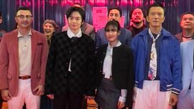 Angga Yunanda dan Shenina Cinnamon akui jika karakter barunya dalam film Dopamin, menjadikan cerminan kehidupan rumah tangga aslinya.