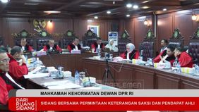Hal ini terungkap dalam sidang MKD DPR RI yang digelar hari ini.