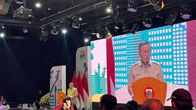 Gubernur DKI Jakarta Pramono Anung membuka Job Fair Penyandang Disabilitas 2025 di Taman Ismail Marzuki (TIM), Cikini, Jakarta Pusat, Senin, 3 November 2025.