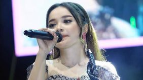 Tasya Rosmala sukses membawakan lagu koplo.