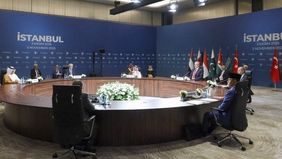 Para menteri luar negeri (menlu) dari tujuh negara bertemu di Istanbul, Turki, pada Senin, 3 November 2025, untuk membahas langkah-langkah mempertahankan gencatan senjata di Gaza serta merancang masa depan wilayah tersebut.