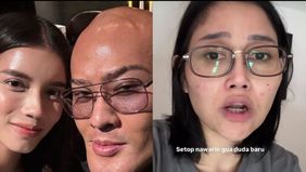 Sabrina Chairunnisa terlihat bercanda dan menawarkan Deddy Corbuzier ke Riyuka Bunga, siapa tahu menjadi pilihan di antara deretan duda baru lainnya.