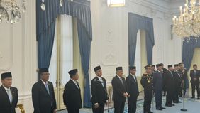 Presiden Prabowo Subianto melantik Keanggotaan Tim Reformasi Polri di Istana Negara, Jakarta, Jumat sore, 7 November 2025.