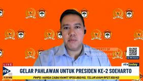 Wakil Ketua Komisi I DPR RI Dave Laksono merespons terkait gelar pahlawan untuk Presiden ke-2 RI Soeharto.
