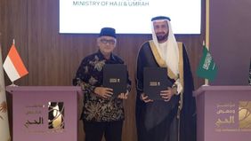Kementerian Haji dan Umrah Republik Indonesia menandatangani nota kesepahaman (MoU) dengan Kementerian Haji dan Umrah Kerajaan Arab Saudi terkait penyelenggaraan ibadah haji tahun 1447 Hijriah/2026 Masehi.