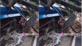 Kecelakaan lalu-lintas antara tanki solar dan mobil carry terjadi di Jalan Purworejo-Magelang. Hingga saat ini evakuasi masih berlangsung dan jalan ditutup total sehingga arus dialihkan.
Kecelakaan tersebut melibatkan tanki solar dengan Nopol H 9862 