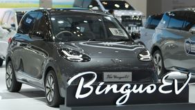 Wuling New BinguoEV "Be The Icon" Merupakan Mobil Listrik Hatchback Yang Mengusung Desain Ikonik.

