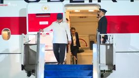 Prabowo Subianto tiba di Tanah Air pada Kamis, 13 November 2025, sekitar pukul 01.30 WIB, usai melaksanakan kunjungan kenegaraan ke Australia