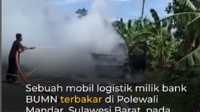 Kebakaran yang diduga disebabkan oleh korsleting listrik di dekat aki mobil itu dengan cepat menyebar dan membakar seluruh bagian kendaraan, termasuk brankas berisi uang tunai lebih dari Rp4 miliar untuk pengisian ATM.