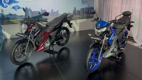 PT Suzuki Indomobil Motor (SIM) resmi menggelar Export Ceremony of Suzuki Fronx and Suzuki Satria di pabrik Cikarang, Jawa Barat.