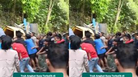 Kanit Gakkum Satlantas Polres Kolut, Bripka Hardiansah mengatakan, truk yang dikemudikan Saenal (48), warga Lamokato, Kecamatan Latambaga, Kolaka, awalnya melaju dari arah selatan menuju utara.