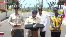  Prabowo Subianto menegaskan pentingnya peningkatan konektivitas untuk mendukung aktivitas ekonomi dan pariwisata saat meresmikan Jembatan Kabanaran di Kabupaten Bantul