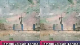 Bencana longsor melanda Dusun 1 Desa Mardame, Kecamatan Sitahuis, Tapteng, Selasa (25/11) pagi. Empat warga yang masih satu keluarga ditemukan meninggal dunia setelah rumah mereka tertimbun material longsor.
