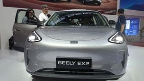 Geely EX2, Baik Varian Pro Maupun Max, Menjadi Yang Paling Banyak Dipilih Pengunjung.