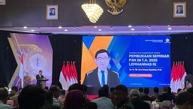 Lembaga Ketahanan Nasional Republik Indonesia (Lemhannas) menggelar Seminar Nasional sebagai bagian dari rangkaian pendidikan Peserta Pendidikan Pemantapan Pimpinan Nasional (P3N) Angkatan ke-26 di gedung Lemhanas, Jakarta Pusat, Kamis, 27 November 2
