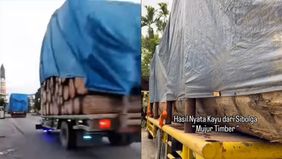 Aktivitas pengangkutan kayu kembali menjadi perhatian publik setelah sejumlah truk diduga bermuatan kayu gelondongan berukuran besar terlihat melintas di kawasan Simalungun–Pematangsiantar pada Sabtu pagi, 29 November 2025.