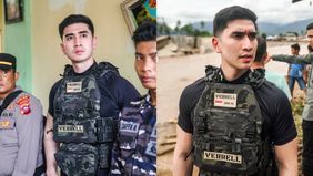 Penampilan Verrell Bramasta saat mengunjungi korban banjir bandang di Padang, Sumatera Barat, mendadak memicu perdebatan luas di media sosial. Hal ini karena ia terlihat mengenakan rompi anti peluru, meski wilayah yang didatanginya bukan area konflik